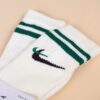 9 Nike Plus【1雙】刺繡 雙勾 綠條紋 奶油白 長襪 襪子 復古 DQ9165-133