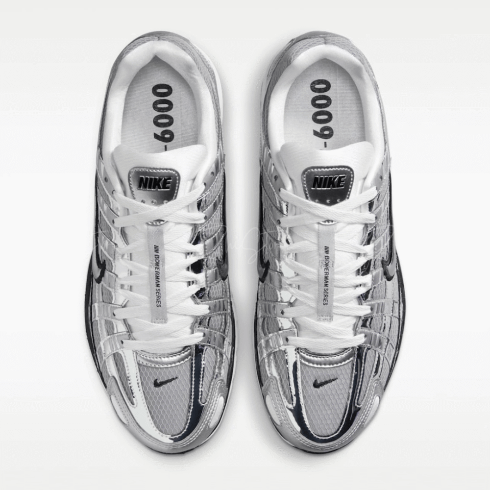 8 【零碼出清|售出不退換】Nike P-6000 復古老爹鞋 Y2K 黑灰銀 金屬液體銀 慢跑鞋 CN0149-001
