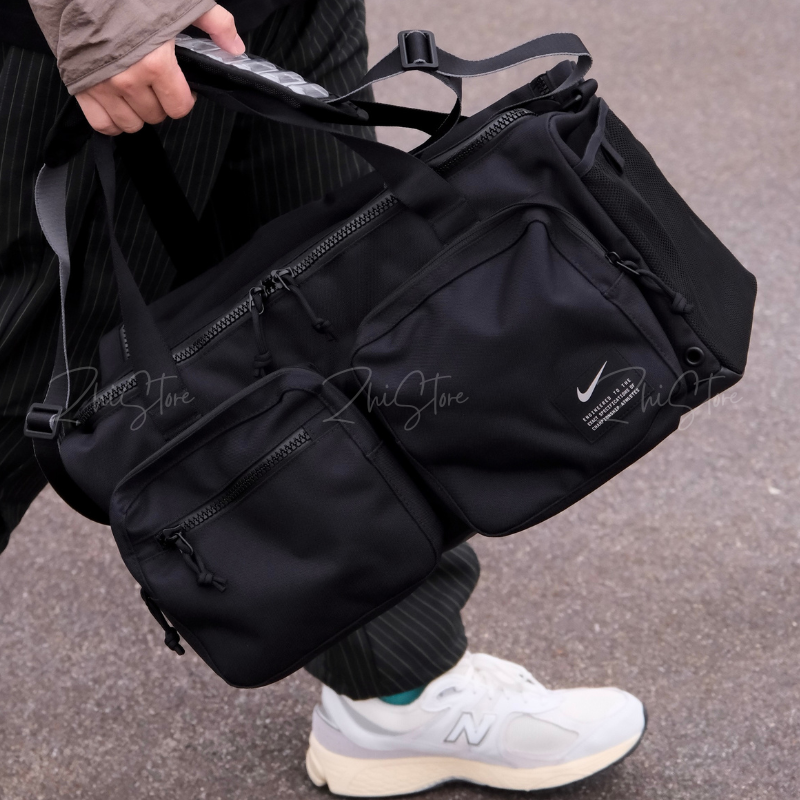 Nike Utility Power 31公升 氣墊背帶 帆布 旅行袋 健身包 訓練袋 行李袋 黑色 CK2795-010