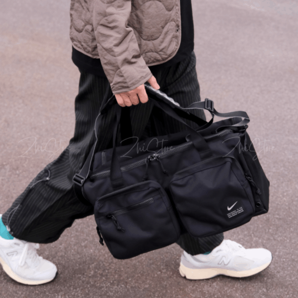 Nike Utility Power 31公升 氣墊背帶 帆布 旅行袋 健身包 訓練袋 行李袋 黑色 CK2795-010