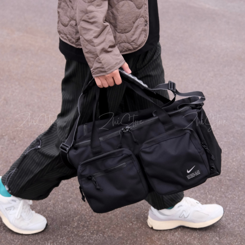 Nike Utility Power 31公升 氣墊背帶 帆布 旅行袋 健身包 訓練袋 行李袋 黑色 CK2795-010