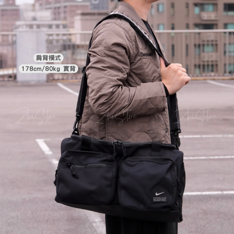 Nike Utility Power 31公升 氣墊背帶 帆布 旅行袋 健身包 訓練袋 行李袋 黑色 CK2795-010