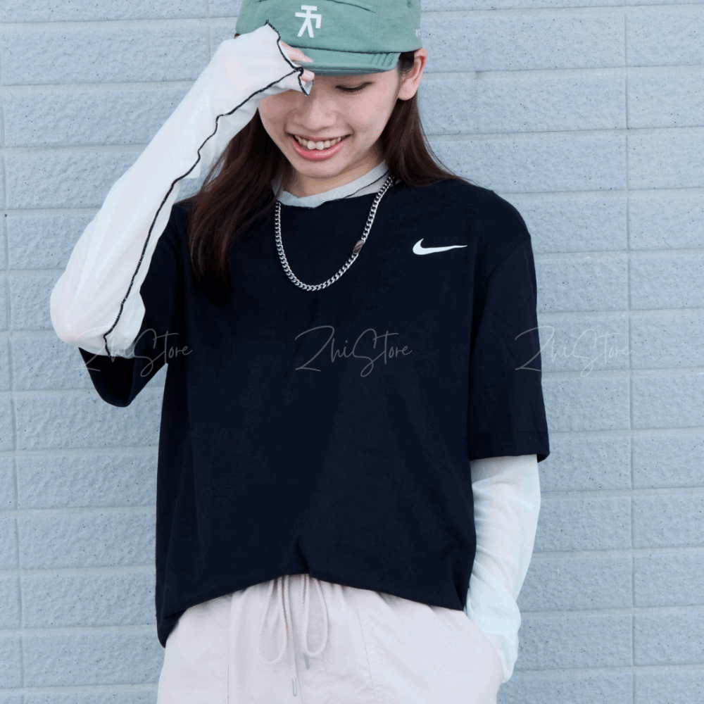 【零碼L號】Nike Dri-FIT 基本款 排汗短袖 短T 黑色 白勾 AR6030-010