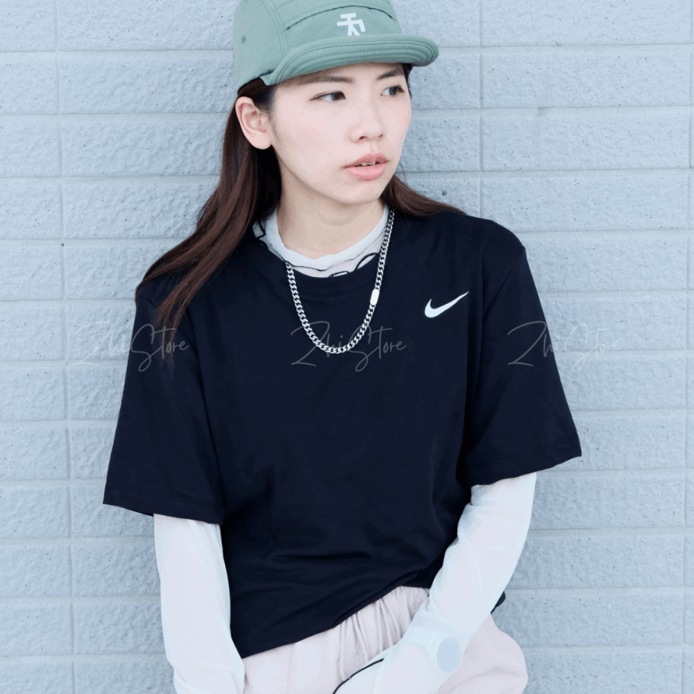【零碼L號】Nike Dri-FIT 基本款 排汗短袖 短T 黑色 白勾 AR6030-010
