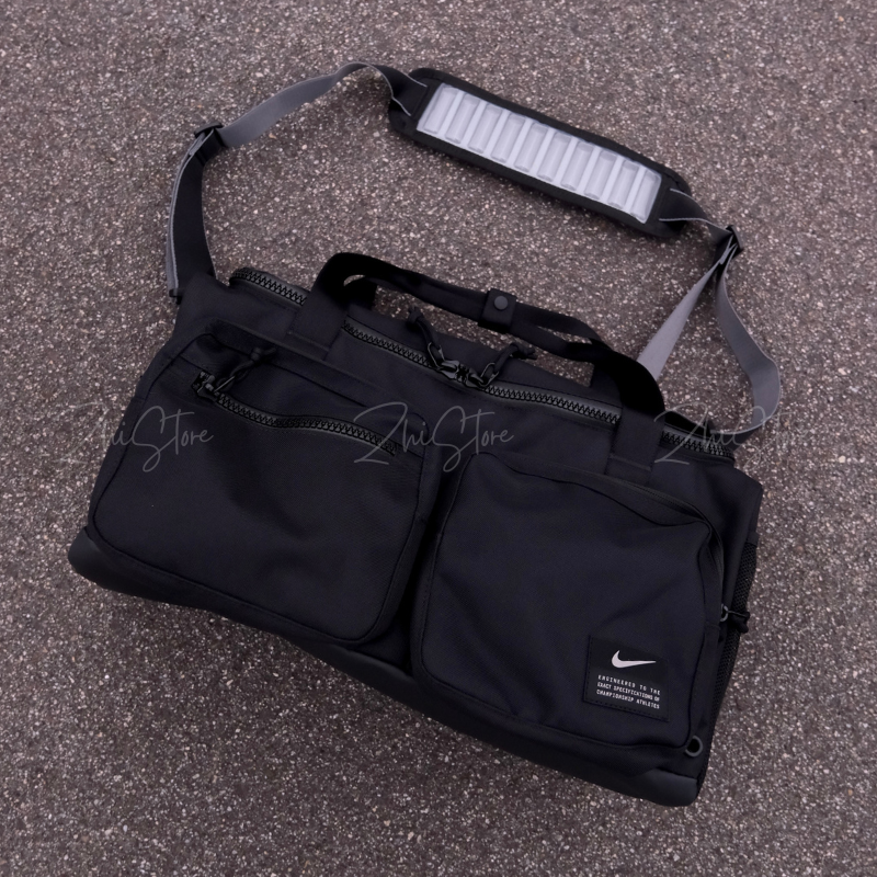 Nike Utility Power 31公升 氣墊背帶 帆布 旅行袋 健身包 訓練袋 行李袋 黑色 CK2795-010