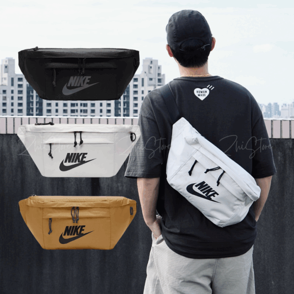 Nike Tech 大腰包 側背包 腰包 大容量 包包 土黃 米白 黑色 BA5751-790 BA5751-072 BA5751-010