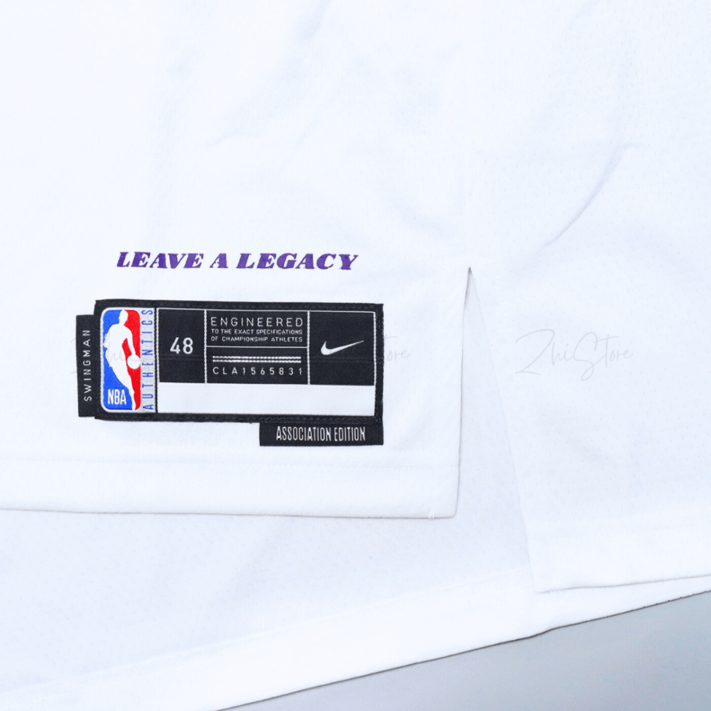Nike NBA Lakers LeBron James 籃球 球衣 背心 籃球背心 洛杉磯 湖人隊 LBJ 白 紫 DN2081-100