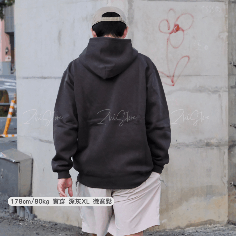 【預購】United Athle T/C 10oz 厚磅 刷毛 連帽T恤 帽T 日本 素面 黑色 白色 灰色 深藍 煙燻綠 沙棕色 UA5618