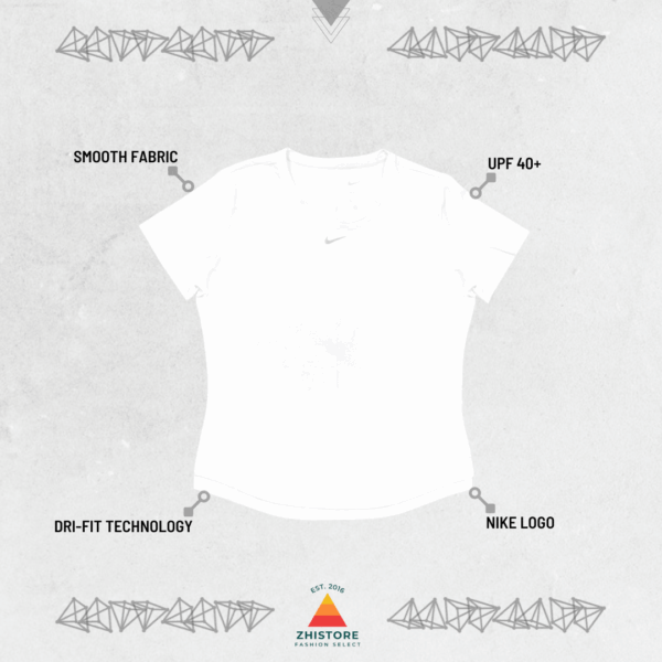 Nike Dri-FIT One Luxe 女款 運動排汗 防曬 短袖上衣 白色 短T SPF40+ 慢跑 訓練 瑜珈 DD0619-100