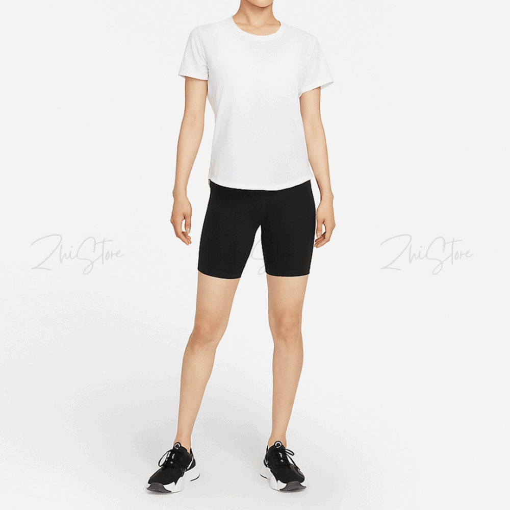 Nike Dri-FIT One Luxe 女款 運動排汗 防曬 短袖上衣 白色 短T SPF40+ 慢跑 訓練 瑜珈 DD0619-100