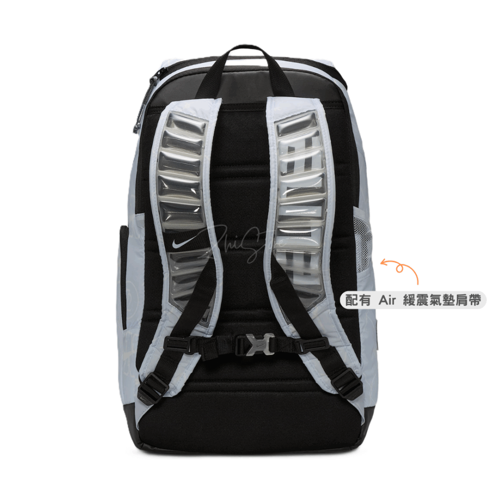 Nike Hoops Elite 32公升 菁英後背包 氣墊背帶 運動包 白金 灰藍 DX9786-100 HJ8374-085