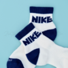 Nike Everyday Plus【3雙一組】復古 美式 毛圈布底 休閒中筒襪 中筒襪 深藍色 奶油白色 水藍色 HJ9340-902