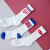 Nike Everyday Plus【3雙一組】復古 美式 毛圈布底 休閒長襪 長襪 奶油白色 藍色 紅色 HJ9336-901
