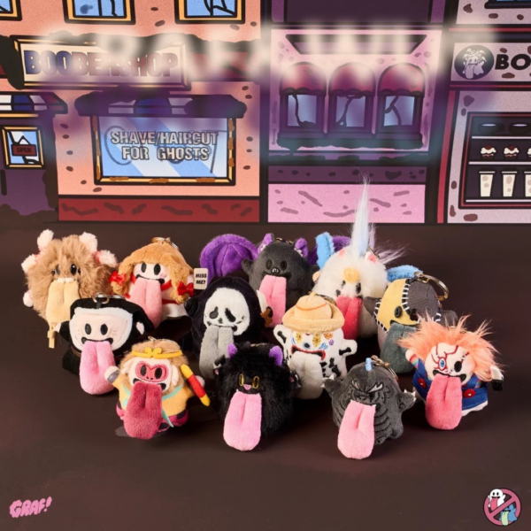 GRAF&WU 迷你版 可愛鬼 恐怖系列 黑貓 蝙蝠 驚聲尖叫 玩偶 公仔 吊飾 鑰匙圈