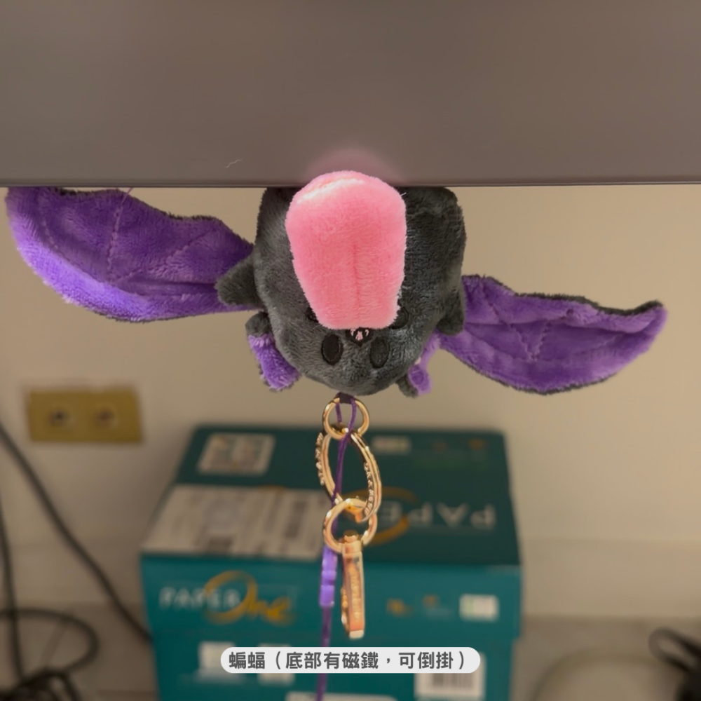 133 GRAF&WU 迷你版 可愛鬼 恐怖系列 黑貓 蝙蝠 驚聲尖叫 玩偶 公仔 吊飾 鑰匙圈