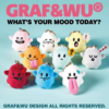 GRAF&WU 迷你版 可愛鬼 心情系列 玩偶 公仔 吊飾 鑰匙圈
