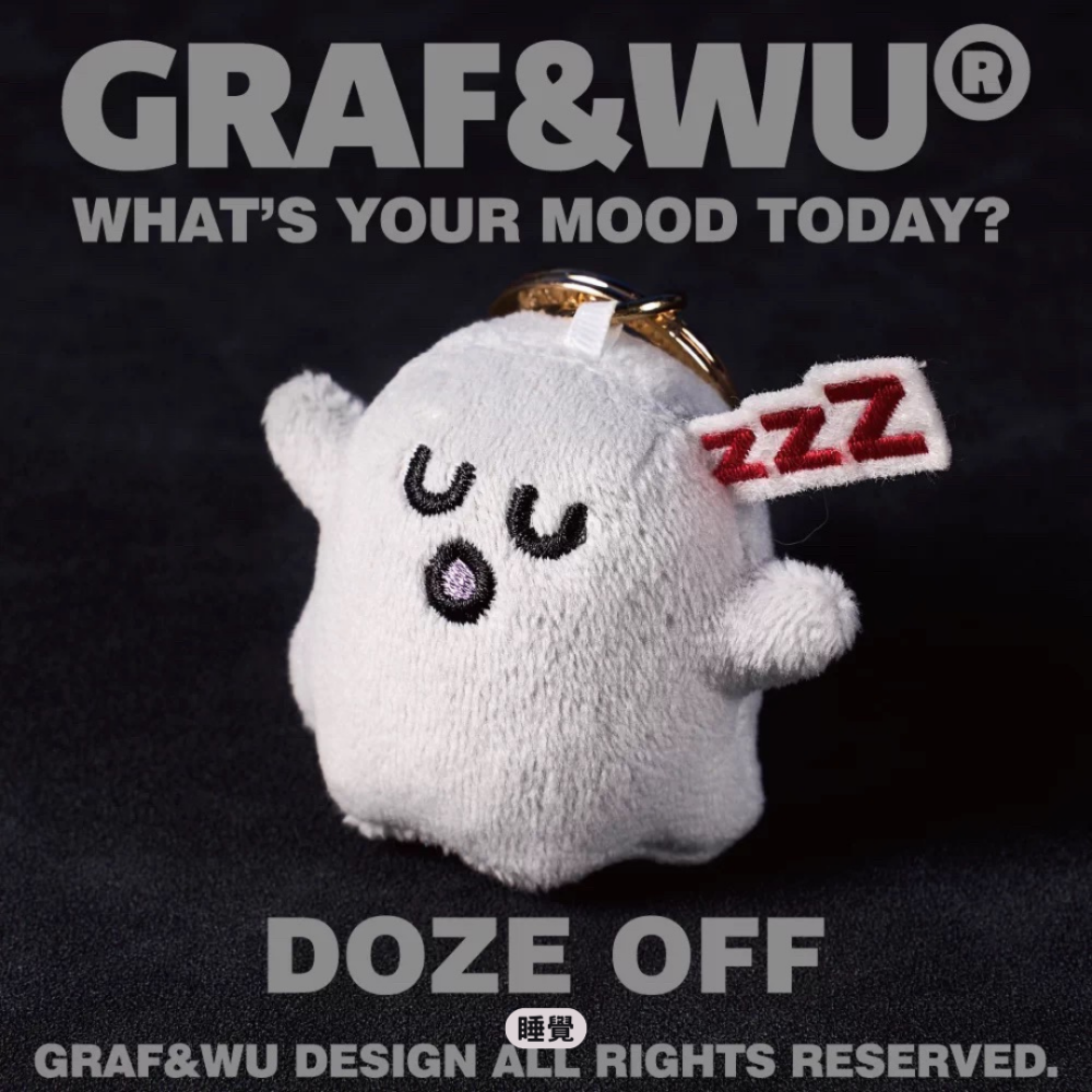 GRAF&WU 迷你版 可愛鬼 心情系列 玩偶 公仔 吊飾 鑰匙圈