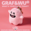 GRAF&WU 迷你版 可愛鬼 心情系列 玩偶 公仔 吊飾 鑰匙圈