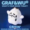 GRAF&WU 迷你版 可愛鬼 心情系列 玩偶 公仔 吊飾 鑰匙圈