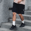 Nike Dri-FIT Standard Issue 刺繡Logo 休閒棉短褲 運動短褲 休閒短褲 拉鍊口袋 黑色 DQ5713-010