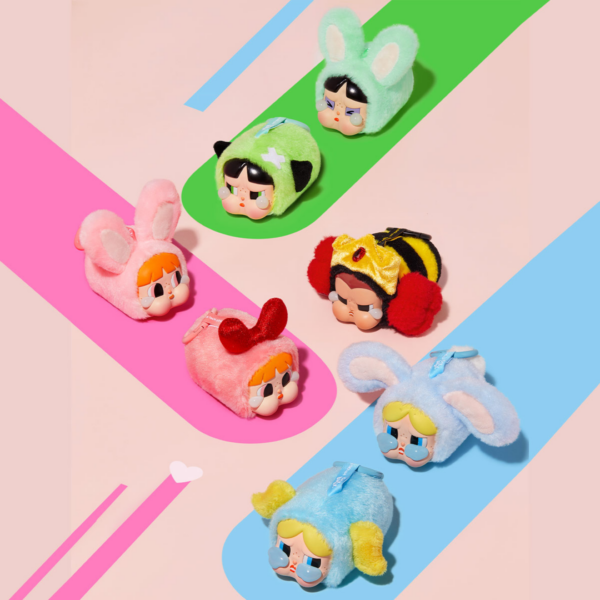 【拆盒｜未拆袋｜確認款】POP MART 泡泡瑪特 CRYBABY 飛天小女警 搪膠臉毛絨盲盒 公仔 收藏 吊飾