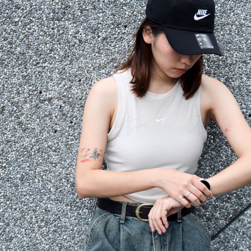 3 Nike NSW 羅紋 短版 刺繡 Logo 背心 無袖背心 運動背心 米白 水藍 FB8280-104 FB8280-474