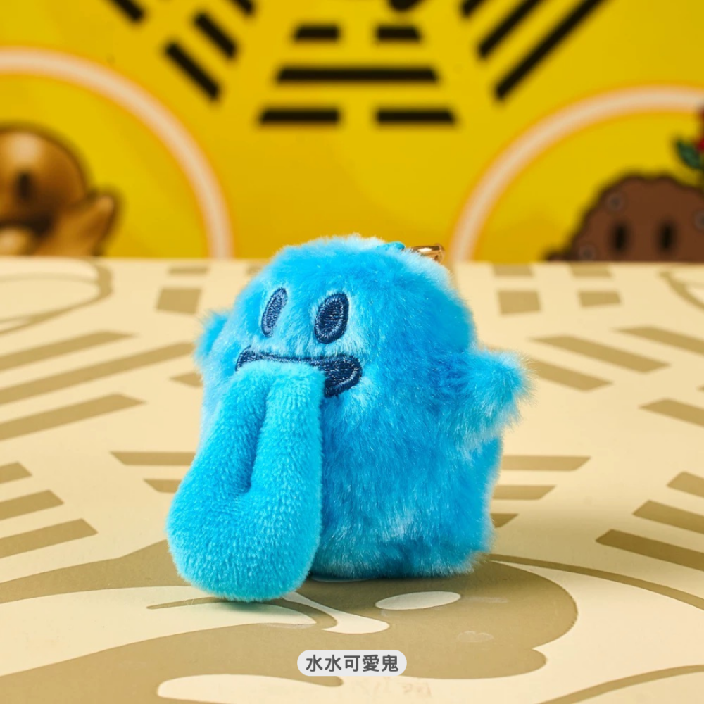 GRAF&WU 迷你版 可愛鬼 五行起源系列 風 霧 火 水 冰 玩偶 公仔 吊飾 鑰匙圈
