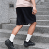 Nike Dri-FIT Standard Issue 刺繡Logo 休閒棉短褲 運動短褲 休閒短褲 拉鍊口袋 黑色 DQ5713-010
