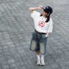 Nike NSW 蘋果 情人節 愛心 寬鬆 短袖 T-shirt 圖T T恤 奶油白 IB5577-133