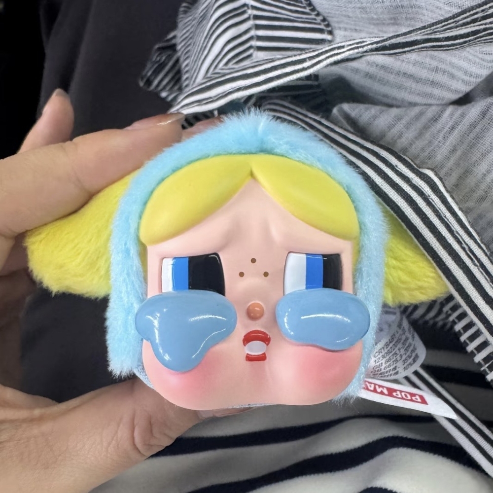 【拆盒｜未拆袋｜確認款】POP MART 泡泡瑪特 CRYBABY 飛天小女警 搪膠臉毛絨盲盒 公仔 收藏 吊飾