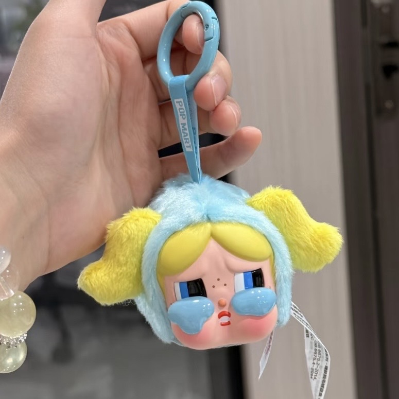 【拆盒｜未拆袋｜確認款】POP MART 泡泡瑪特 CRYBABY 飛天小女警 搪膠臉毛絨盲盒 公仔 收藏 吊飾