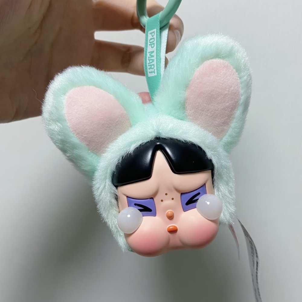 【拆盒｜未拆袋｜確認款】POP MART 泡泡瑪特 CRYBABY 飛天小女警 搪膠臉毛絨盲盒 公仔 收藏 吊飾