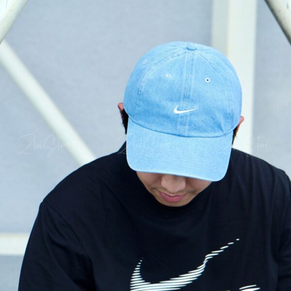 Nike Club 復古 丹寧 老帽 棒球帽 帽子 遮陽 男帽 女帽 休閒帽 HF0383-429