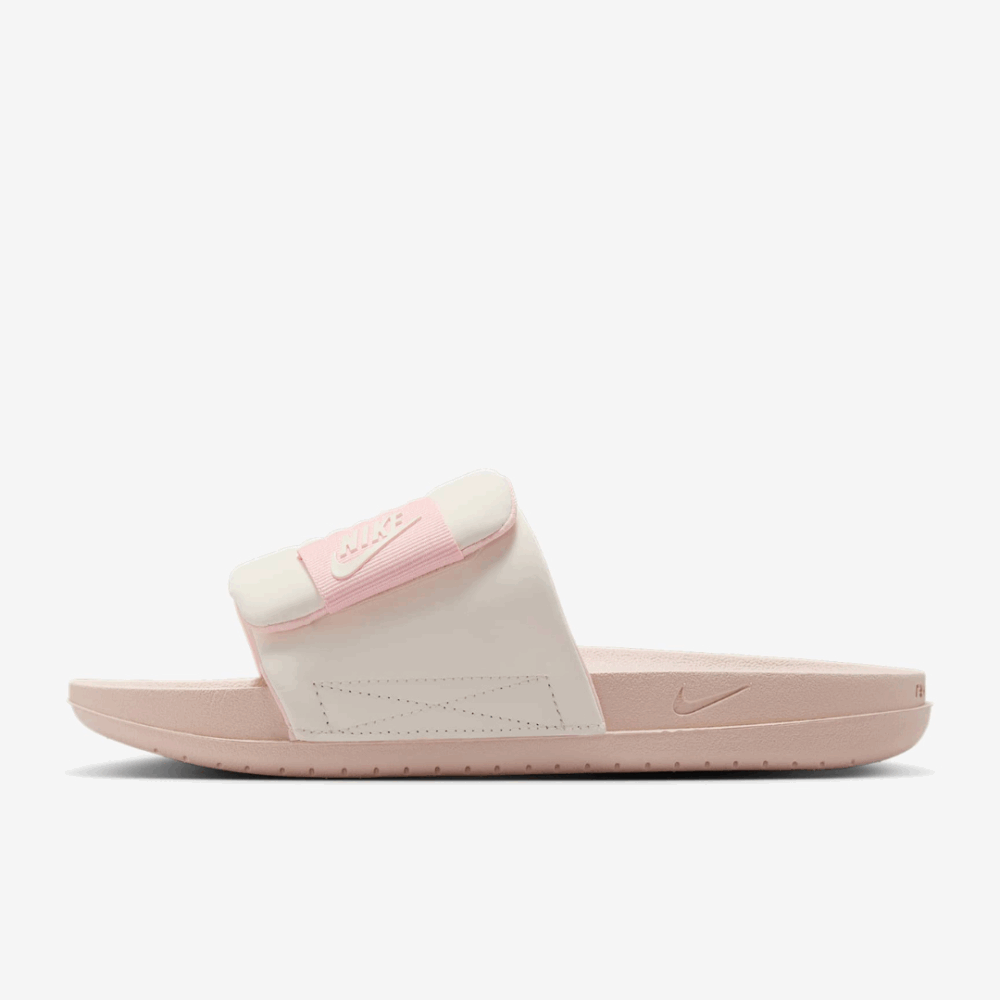 Nike Offcourt Slide 可調式 魔鬼氈 軟Q拖鞋 珊瑚粉 DV1033-104