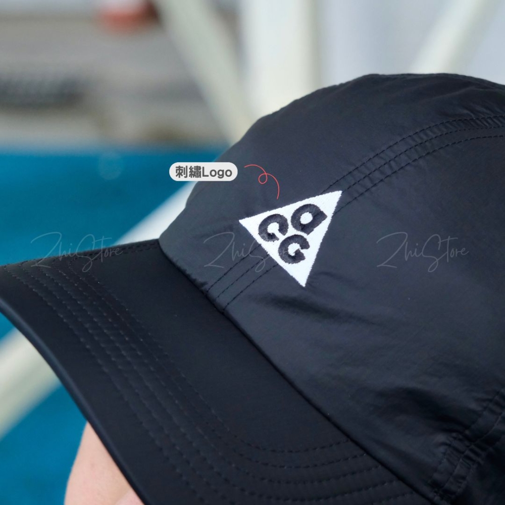 Nike ACG Club 黑色 刺繡基本款 老帽 軟帽 排汗 帽子 休閒帽 FB6533-010