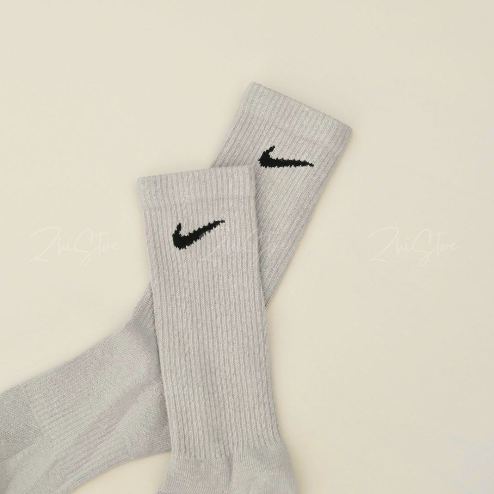Nike Everyday Plus【3雙一組】Logo 薄款 長襪 休閒襪 襪子 橄欖綠 卡其色 燕麥灰 SX6891-915