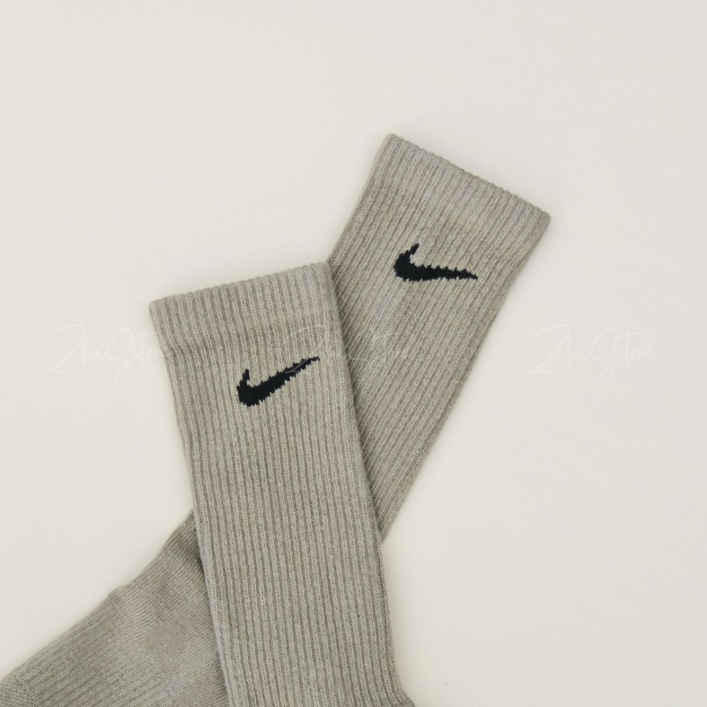 Nike Everyday Plus【3雙一組】Logo 薄款 長襪 休閒襪 襪子 橄欖綠 卡其色 燕麥灰 SX6891-915