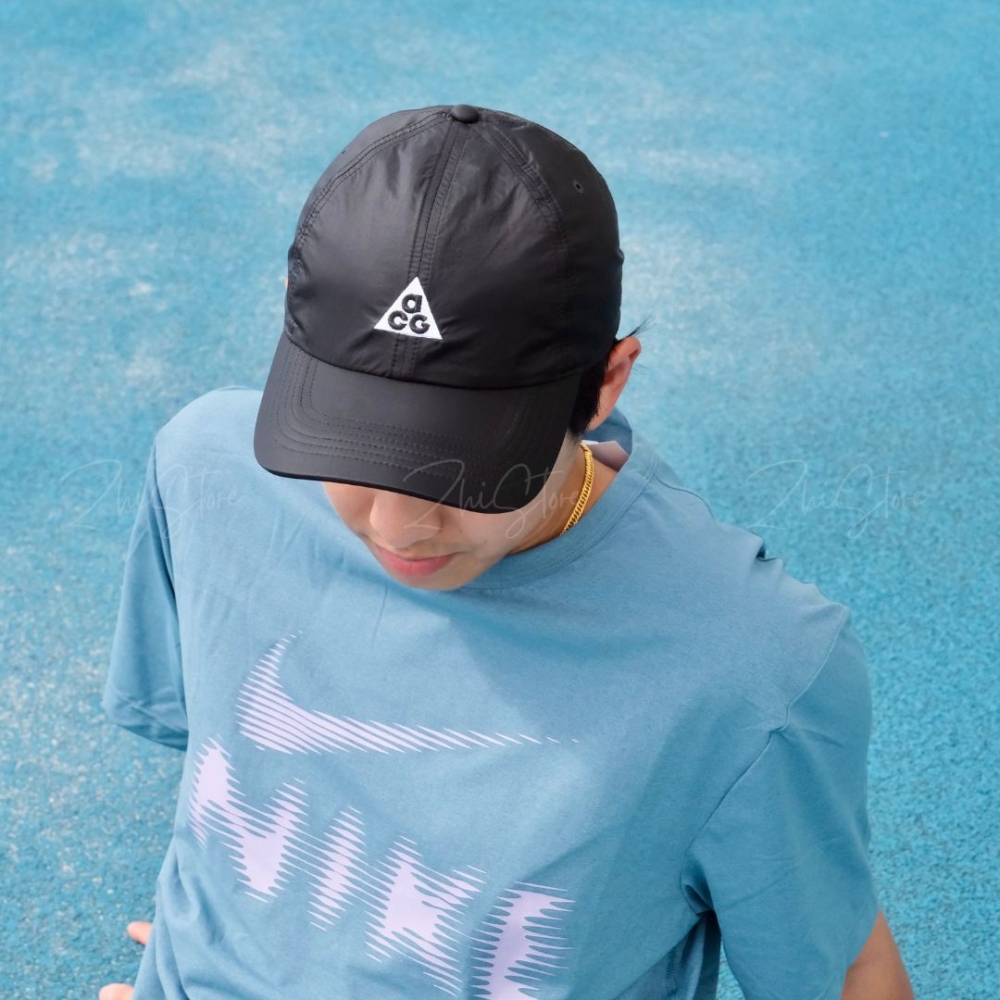 Nike ACG Club 黑色 刺繡基本款 老帽 軟帽 排汗 帽子 休閒帽 FB6533-010