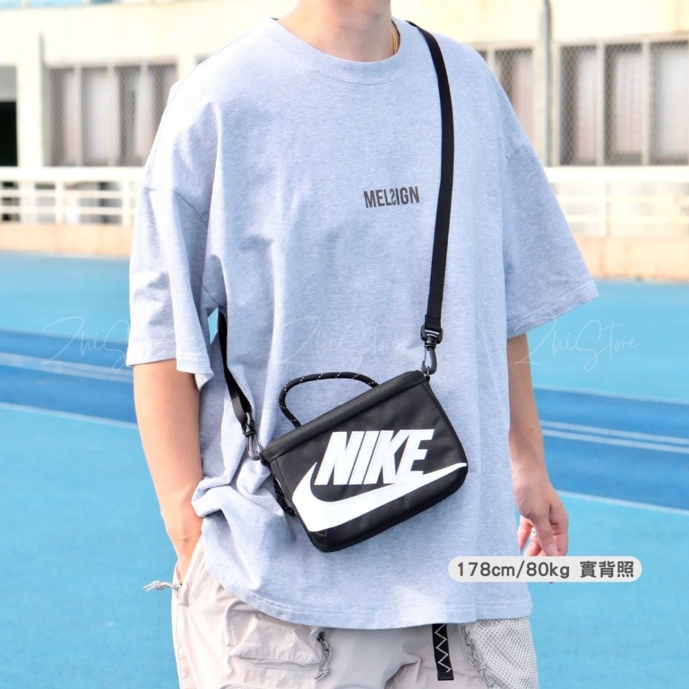 Nike 迷你鞋盒斜背包 側背包 手提袋 小包 3L 黑色 橘色 FN3059-010 FN3059-012 FN3059-869
