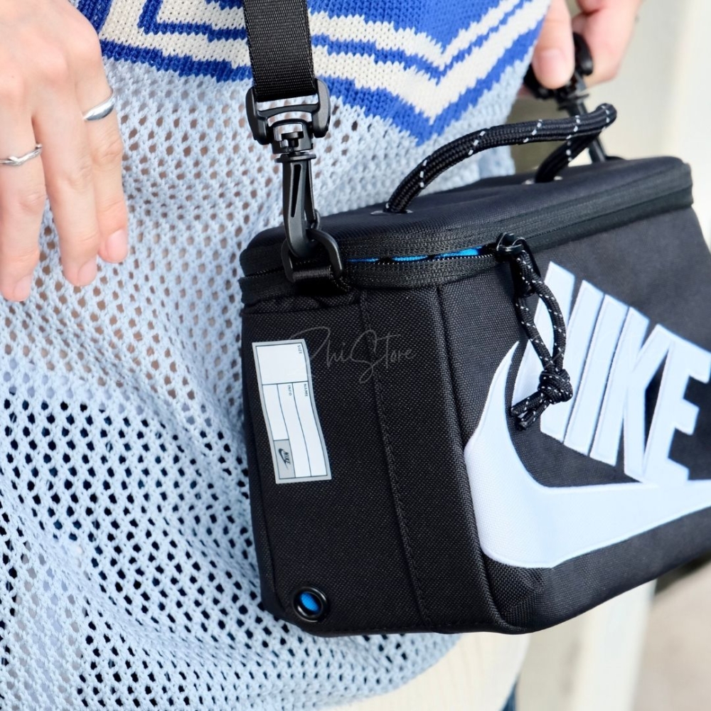 Nike 迷你鞋盒斜背包 側背包 手提袋 小包 3L 黑色 橘色 FN3059-010 FN3059-012 FN3059-869