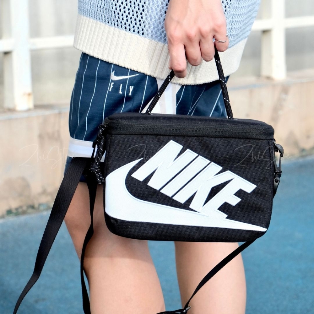 Nike 迷你鞋盒斜背包 側背包 手提袋 小包 3L 黑色 橘色 FN3059-010 FN3059-012 FN3059-869