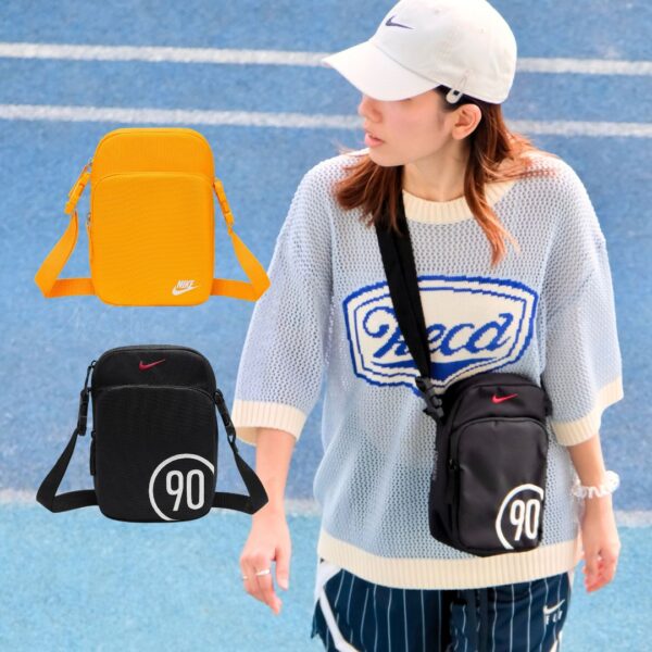 44 Nike Heritage Bag Total 90 側背小包 肩背小包 小方包 側背包 斜背包 肩背包 黑色 黃色 IH7551-010 DB0456-739