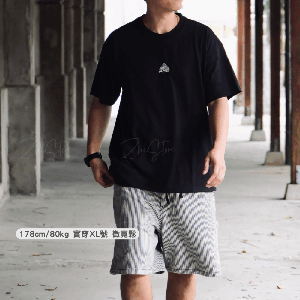 11 Nike ACG T-Shirt 復古 刺繡 短袖 上衣 t恤 美式上衣 黑色 DQ1816-011