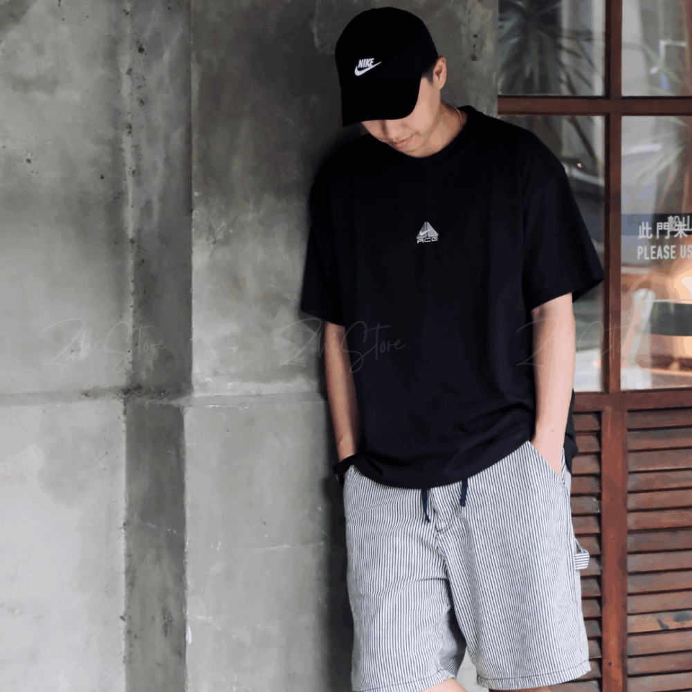 13 Nike ACG T-Shirt 復古 刺繡 短袖 上衣 t恤 美式上衣 黑色 DQ1816-011