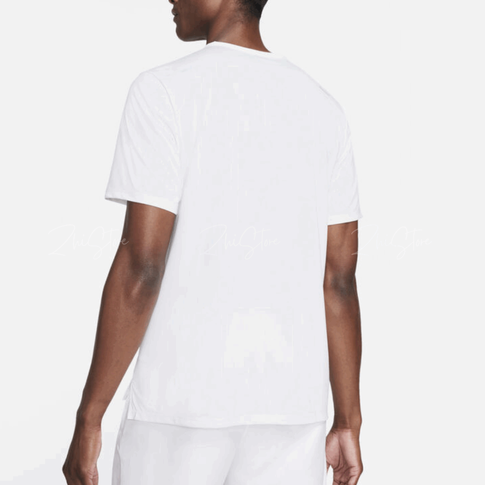 Nike Dri-FIT Rise 365 反光Logo 運動短袖上衣 排汗上衣 排汗衣 透氣 慢跑 白色 CZ9185-100