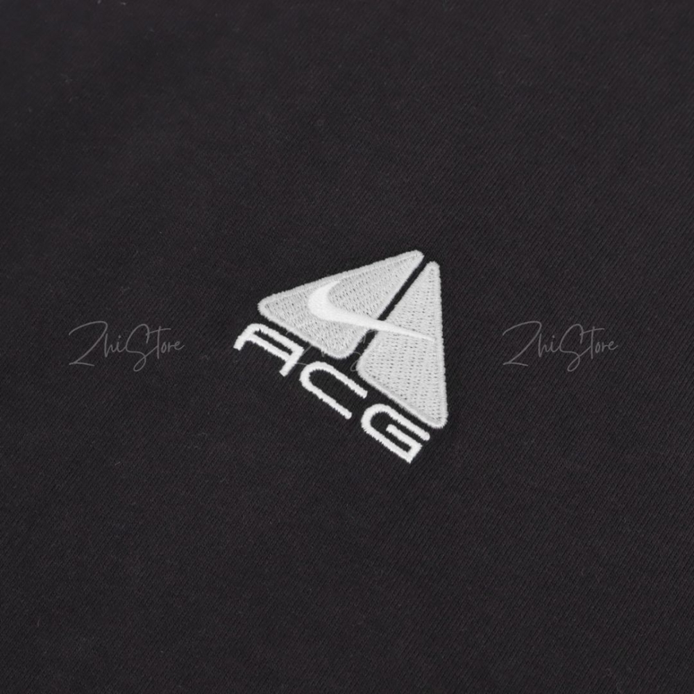 Nike ACG T-Shirt 復古 刺繡 短袖 上衣 t恤 美式上衣 黑色 DQ1816-011