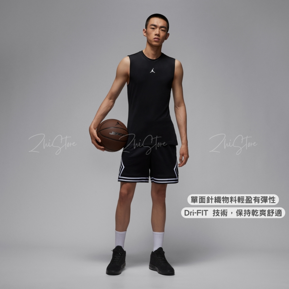 Nike Jordan Dri-FIT 無袖運動背心 背心 健身背心 排汗 黑 HV4102-010