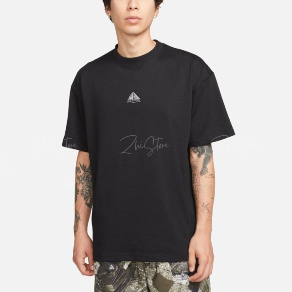 Nike ACG T-Shirt 復古 刺繡 短袖 上衣 t恤 美式上衣 黑色 DQ1816-011