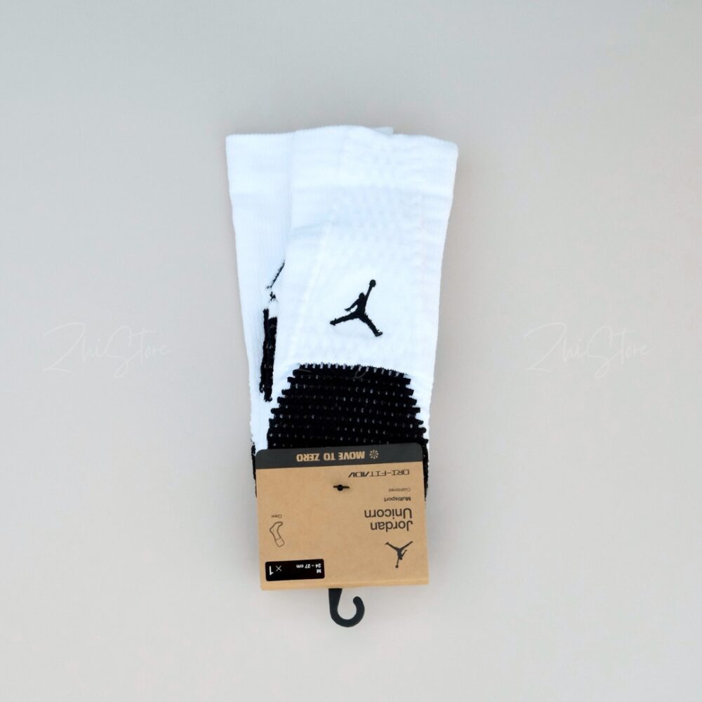 Nike Jordan Unicorn Dri-FIT【1雙】長襪 籃球襪 運動襪 白襪 白色 FZ3393-100