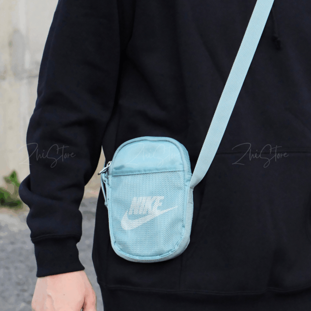 Nike Heritage 斜背包 側背包 肩背包 包包 黑色 湖水綠 BA5871-010 BA5871-017